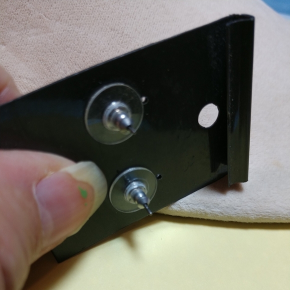 🆕Angel Post Stud Earrings Pewter 1/2" Made in USA - Picture 6 of 7